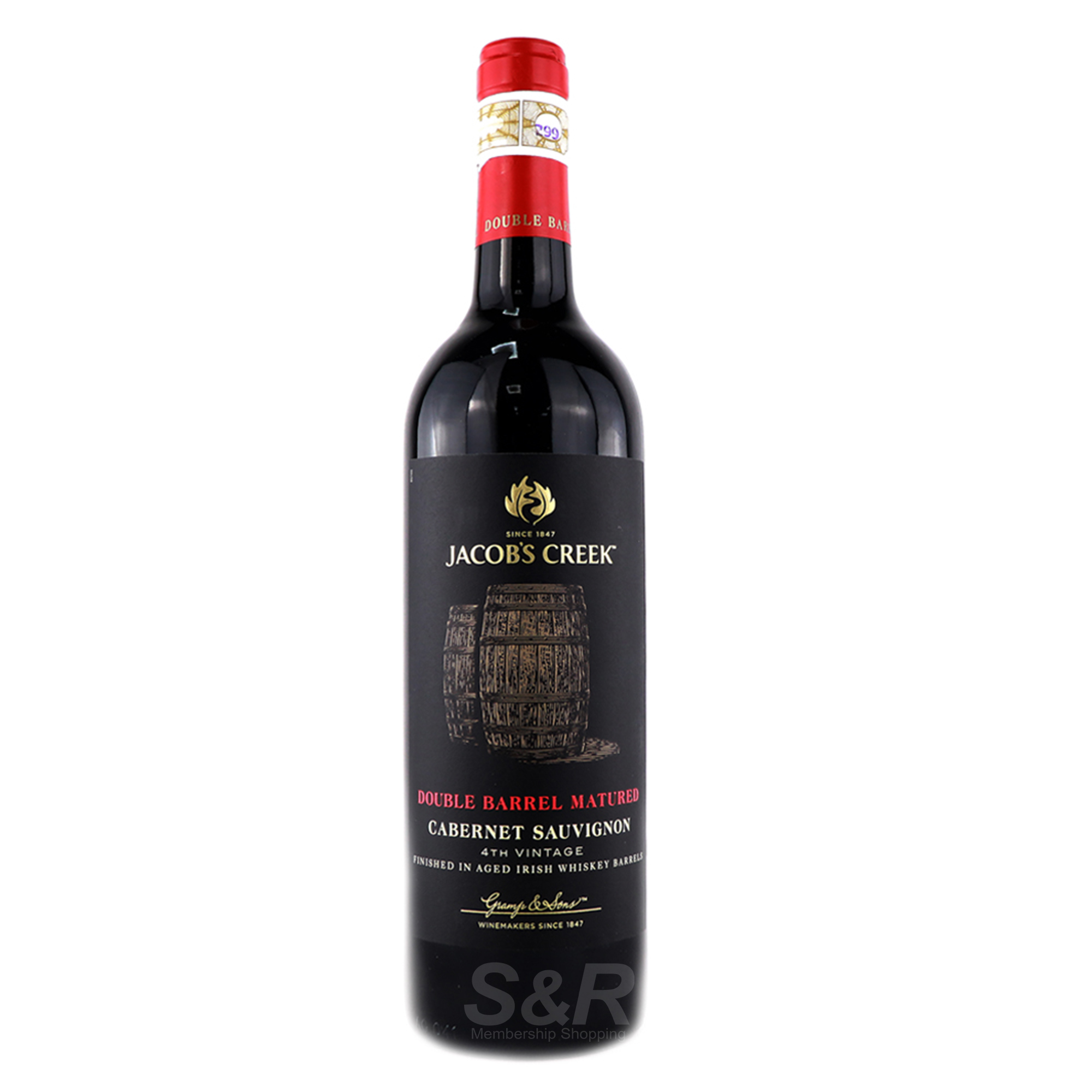 Jacob’s Creek Double Barrel Cabernet Sauvignon 750mL Jacob’s Creek Double Barrel Cabernet Sauvignon 750mL